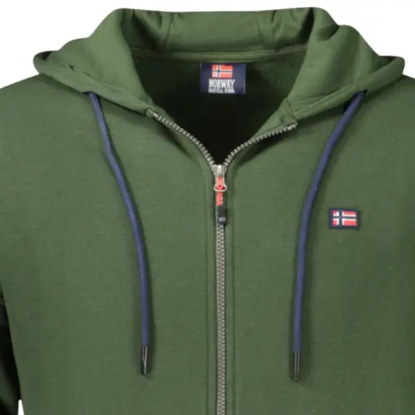 Scuola Nautica Italiana - Ανδρική Ζακέτα Φούτερ 849442-ARMY Πράσινο 849442-ARMY