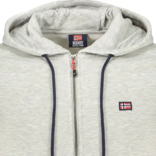 Scuola Nautica Italiana - Ανδρική Ζακέτα Φούτερ 849442-GREYME Γκρι 849442-GREYME