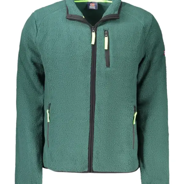 Scuola Nautica Italiana - Ανδρική Ζακέτα Φούτερ Fleece 839506-ALPINE Πράσινο