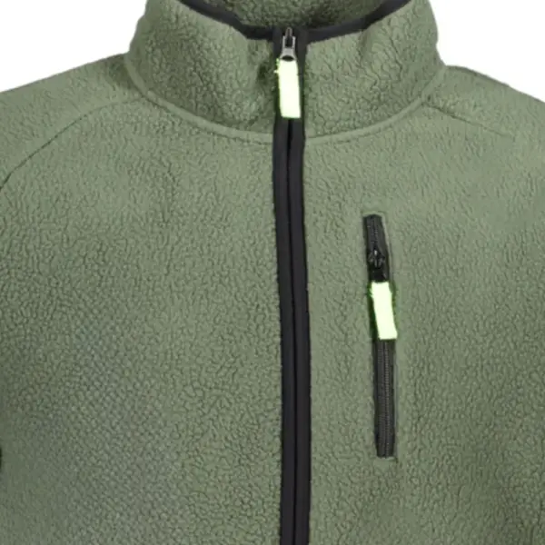 Scuola Nautica Italiana - Ανδρική Ζακέτα Φούτερ Fleece 839506-ARMY Χακί 839506-ARMY