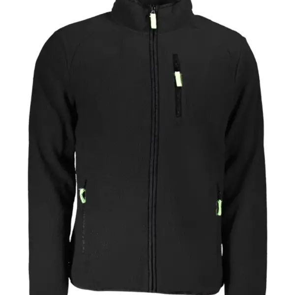 Scuola Nautica Italiana - Ανδρική Ζακέτα Φούτερ Fleece 839506-BLACK Μαύρο