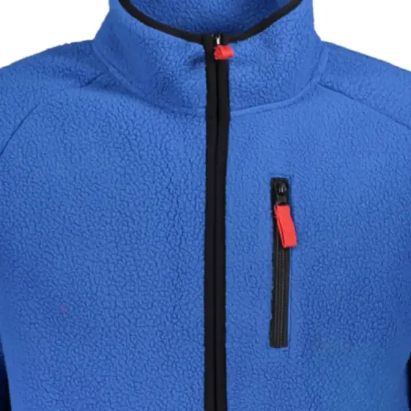 Scuola Nautica Italiana - Ανδρική Ζακέτα Φούτερ Fleece 839506-BLUETT Μπλε 839506-BLUETT