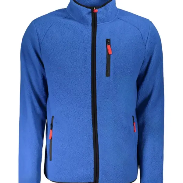 Scuola Nautica Italiana - Ανδρική Ζακέτα Φούτερ Fleece 839506-BLUETT Μπλε