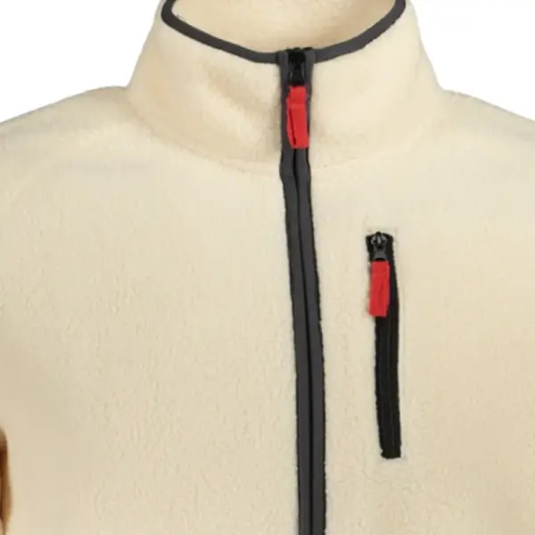 Scuola Nautica Italiana - Ανδρική Ζακέτα Φούτερ Fleece 839506-CREAM Μπεζ 839506-CREAM