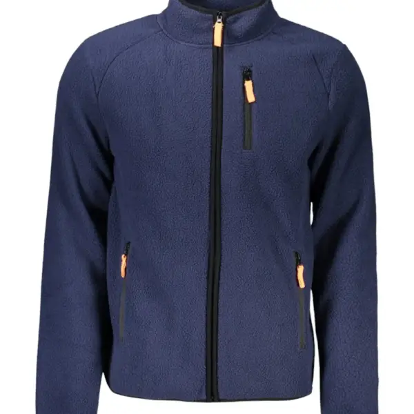Scuola Nautica Italiana - Ανδρική Ζακέτα Φούτερ Fleece 839506-NAVY Μπλε Σκούρο
