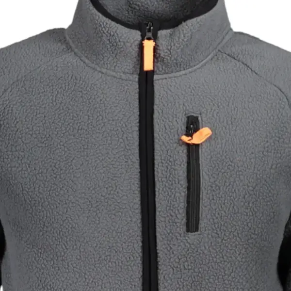 Scuola Nautica Italiana - Ανδρική Ζακέτα Φούτερ Fleece 839506-REVETO Γκρι 839506-REVETO