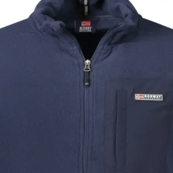 Scuola Nautica Italiana - Ανδρική Ζακέτα Φούτερ Fleece 859505-NAVY Μπλε Σκούρο 859505-NAVY