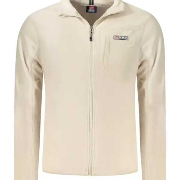 Scuola Nautica Italiana - Ανδρική Ζακέτα Φούτερ Fleece 859505-ROPE Μπεζ