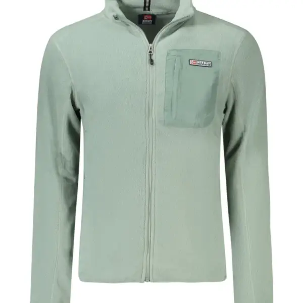 Scuola Nautica Italiana - Ανδρική Ζακέτα Φούτερ Fleece 859505-SNIPER Πράσινο