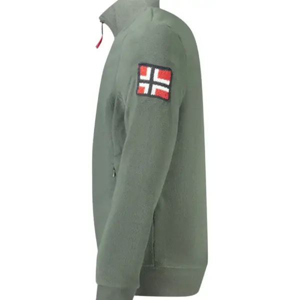 Scuola Nautica Italiana - Ανδρική Ζακέτα Φούτερ Fleece 859532-ARMY Χακί 859532-ARMY