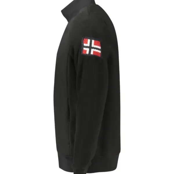 Scuola Nautica Italiana - Ανδρική Ζακέτα Φούτερ Fleece 859532-BLACK Μαύρο 859532-BLACK