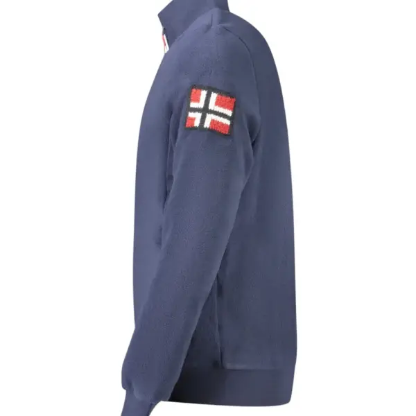 Scuola Nautica Italiana - Ανδρική Ζακέτα Φούτερ Fleece 859532-NAVY Μπλε Σκούρο 859532-NAVY