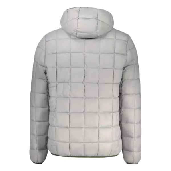 Scuola Nautica Italiana - Ανδρικό Χειμωνιάτικο Μπουφάν Reversible Puffer 859155-ARMY Πράσινο/Γκρι 859155-ARMY