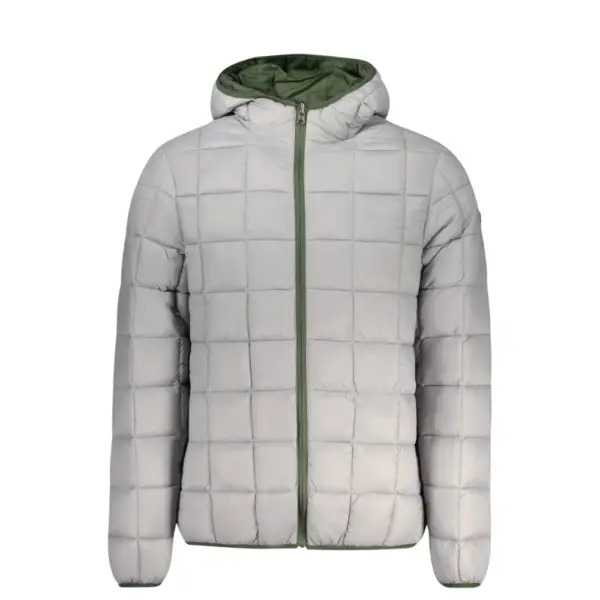 Scuola Nautica Italiana - Ανδρικό Χειμωνιάτικο Μπουφάν Reversible Puffer 859155-ARMY Πράσινο/Γκρι 859155-ARMY