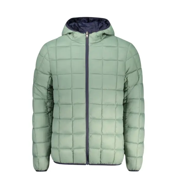 Scuola Nautica Italiana - Ανδρικό Χειμωνιάτικο Μπουφάν Reversible Puffer 859155-NAVY Μπλε Σκούρο/Πράσινο 859155-NAVY