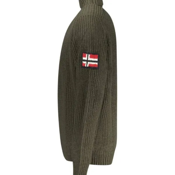 Scuola Nautica Italiana - Ανδρικό πουλόβερ Ζιβάγκο 853112-ARMY Χακί 853112-ARMY