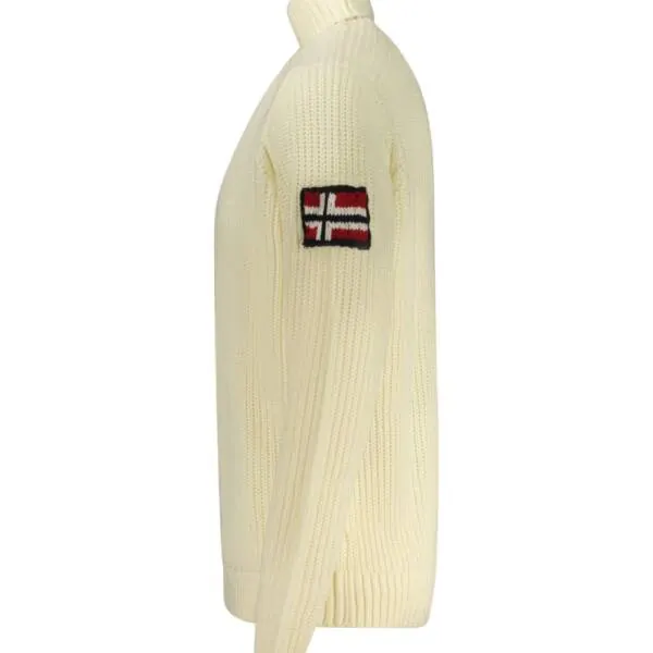 Scuola Nautica Italiana - Ανδρικό πουλόβερ Ζιβάγκο 853112-ECRU Εκρού 853112-ECRU