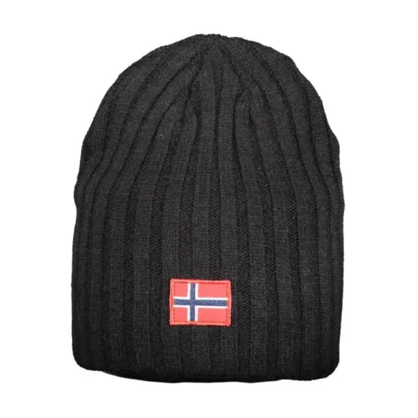 Scuola Nautica Italiana - Ανδρικός Σκούφος Πλεκτός Beanie 840105-BLACK Μαύρο