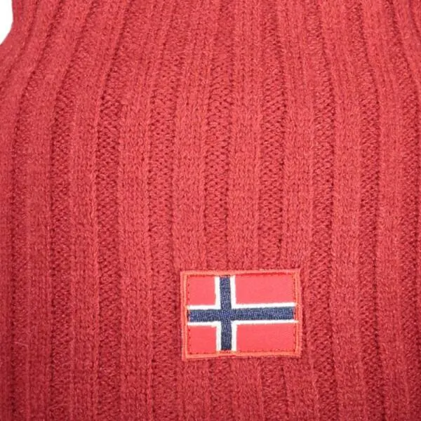 Scuola Nautica Italiana - Ανδρικός Σκούφος Πλεκτός Beanie 840105-RED Κόκκινο 840105-RED