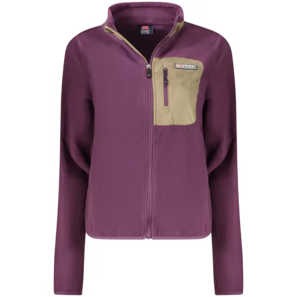 Scuola Nautica Italiana - Γυναικεία Ζακέτα Φούτερ Fleece 859906-GRAPE Μωβ