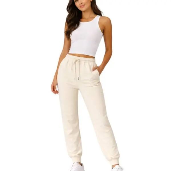 Scuola Nautica Italiana - Γυναικείο Παντελόνι Φόρμας 849060-OFFWHI Εκρού