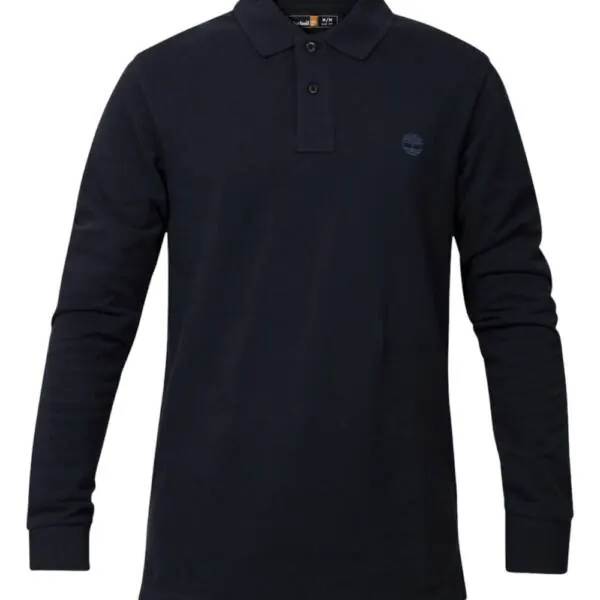 Timberland - Ανδρική Μακρυμάνικη Μπλούζα Polo River TB0A6VY6-433 Μπλε Σκούρο TB0A6VY6433