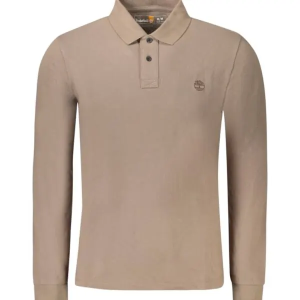 Timberland - Ανδρική Μακρυμάνικη Μπλούζα Polo River TB0A6VY6-BK0 Καφέ TB0A6VY6BK0