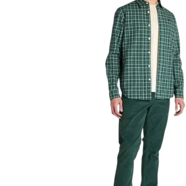 Timberland - Ανδρικό Πουκάμισο Timberland Poplin Check Shirt TB0A42ZN-G82 Πράσινο