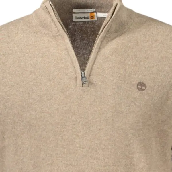 Timberland - Ανδρικό Πουλόβερ Half Zip River Tree Logo TB0A2C5W-BK0 Καφέ TB0A2C5WBK0