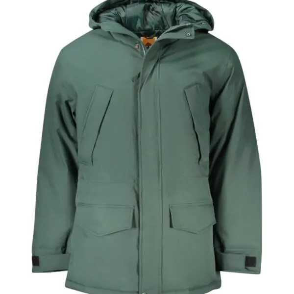 Timberland - Ανδρικό Χειμωνιάτικο Μπουφάν Rain Jacket Water Resistant Winter Parka TB0A42G3-317 Πράσινο