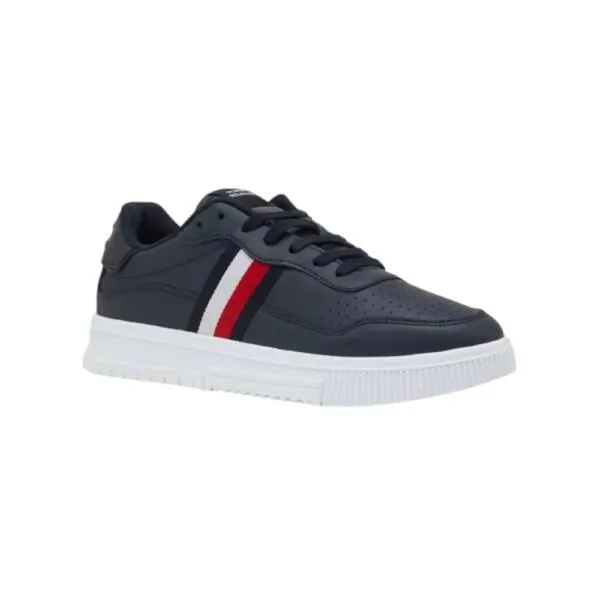 Tommy Hilfiger - Ανδρικά Sneakers Icon Court Stripes FM0FM05628-DW5 Μπλε Σκούρο