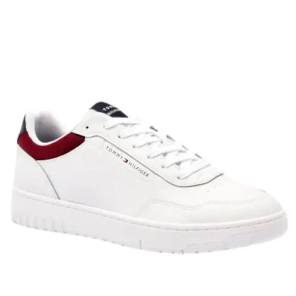 Tommy Hilfiger - Ανδρικά Sneakers Th Basket Core Lth FM0FM05629-0GZ Λευκό