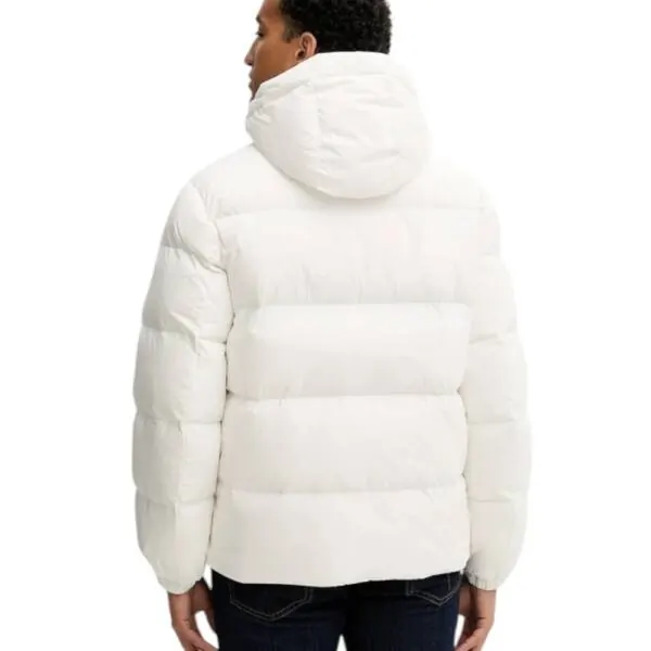 Tommy Hilfiger - Ανδρικό Αδιάβροχο Μπουφάν Tjm Essential Down Regular Fit DM0DM19786-YBL Λευκό DM0DM19786-YBL