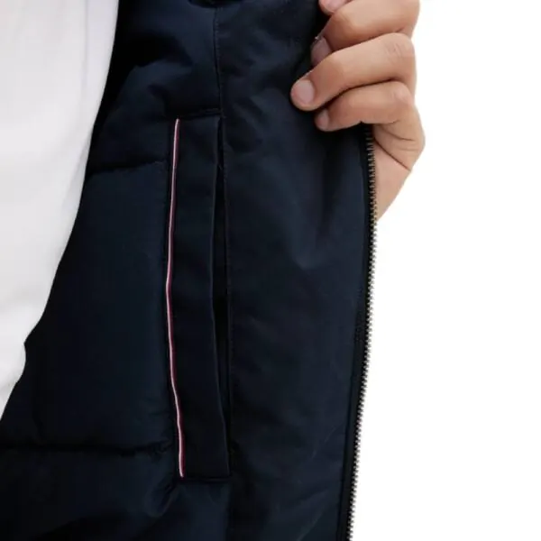 Tommy Hilfiger - Ανδρικό Μπουφάν Th Puffer Padded Water Repelled DM0DM21936-C1G Μπλε Σκούρο DM0DM21936-C1G