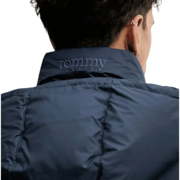 Tommy Hilfiger - Ανδρικό Πουπουλένιο Μπουφάν Puffer Tjm Alaska DM0DM22036-C1G Μπλε Σκούρο DM0DM22036-C1G