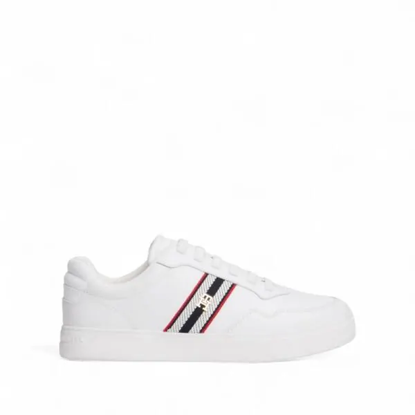 Tommy Hilfiger - Γυναικεία Sneakers Stripes FW0FW09001-YBS Λευκό