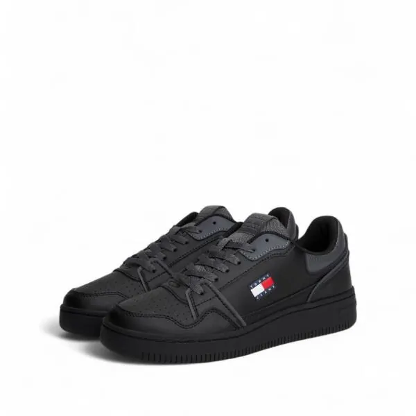 Tommy Hilfiger - Γυναικεία Sneakers Th Retro Basket Sneaker EN0EN02839-BDS Μαύρο EN0EN02839-BDS