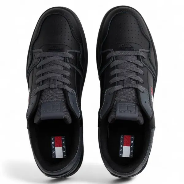 Tommy Hilfiger - Γυναικεία Sneakers Th Retro Basket Sneaker EN0EN02839-BDS Μαύρο EN0EN02839-BDS