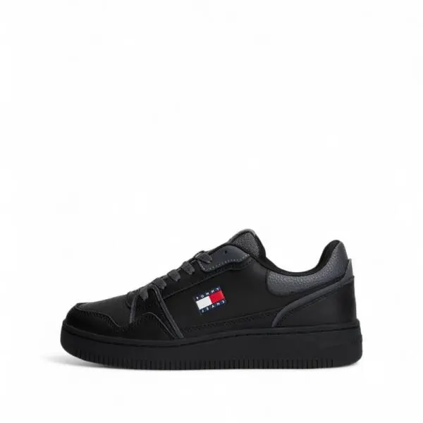 Tommy Hilfiger - Γυναικεία Sneakers Th Retro Basket Sneaker EN0EN02839-BDS Μαύρο EN0EN02839-BDS
