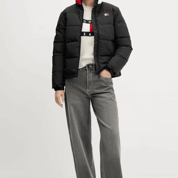 Tommy Hilfiger - Γυναικείο Πουλόβερ Flag Sweater Rib DW0DW21782-AFN Εκρού DW0DW21782-AFN