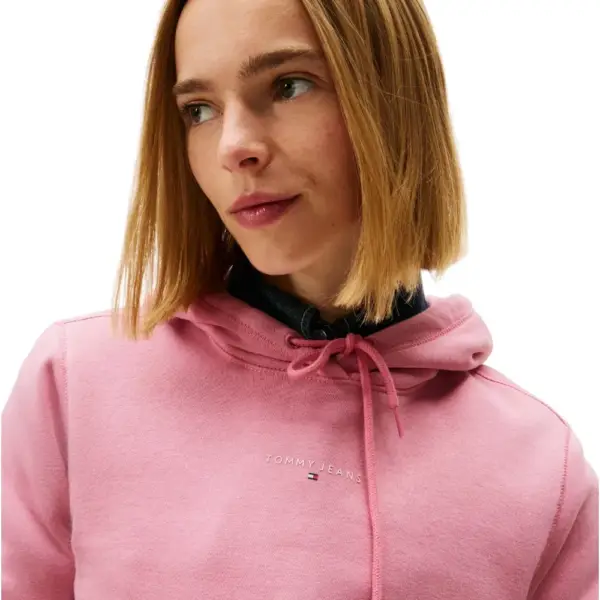 Tommy Hilfiger - Γυναικείο Φούτερ Logo Fleece Hoodie DW0DW21963-THC Ροζ DW0DW21963-THC