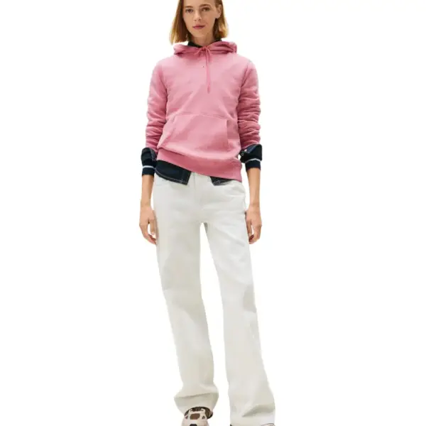 Tommy Hilfiger - Γυναικείο Φούτερ Logo Fleece Hoodie DW0DW21963-THC Ροζ DW0DW21963-THC