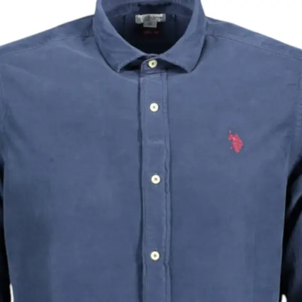 U.S. Polo Assn. - Ανδρικό Πουκάμισο Μακρυμάνικο 64467-53348-479 Μπλε 64467-53348-479