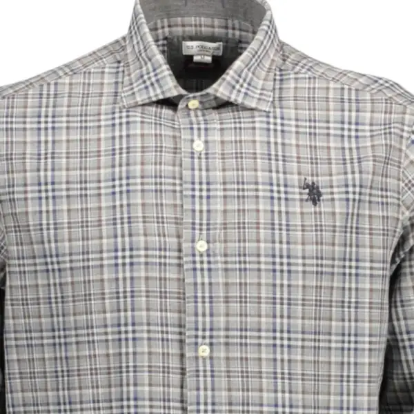 U.S. Polo Assn. - Ανδρικό Πουκάμισο Μακρυμάνικο Καρό 64086-53309-887 Πολύχρωμο 64086-53309-887