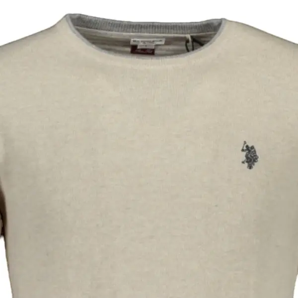 U.S. Polo Assn. - Ανδρικό Πουλόβερ 59252-52626-128 Μπεζ 59252-52626-128