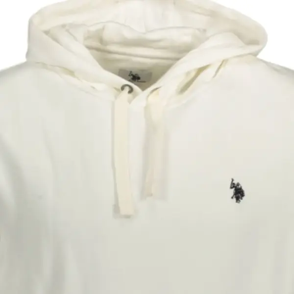 U.S. Polo Assn. - Ανδρικό Φούτερ Με Κουκούλα 63012-53223-101 Λευκό 63012-53223-101