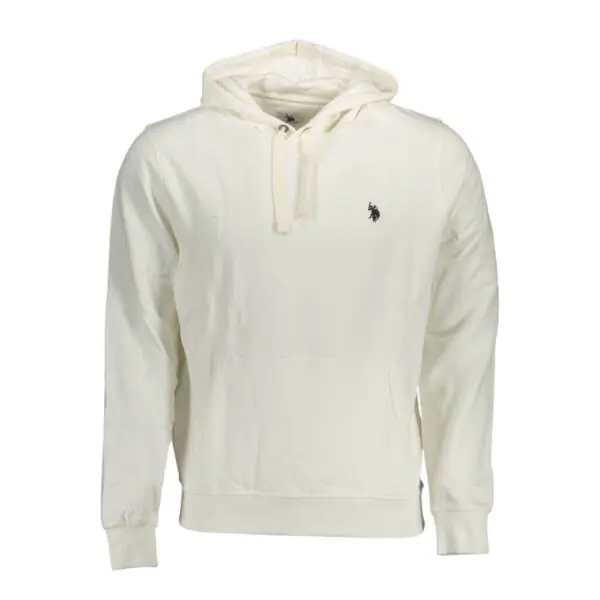 U.S. Polo Assn. - Ανδρικό Φούτερ Με Κουκούλα 63012-53223-101 Λευκό 63012-53223-101