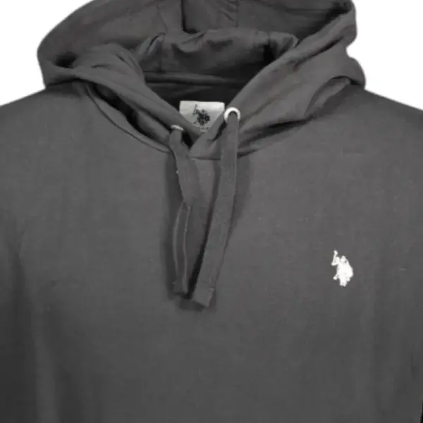 U.S. Polo Assn. - Ανδρικό Φούτερ Με Κουκούλα 63012-53223-199 Μαύρο 63012-53223-199