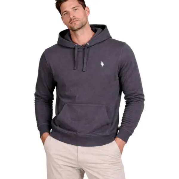 U.S. Polo Assn. - Ανδρικό Φούτερ Με Κουκούλα 63012-53223-199 Μαύρο