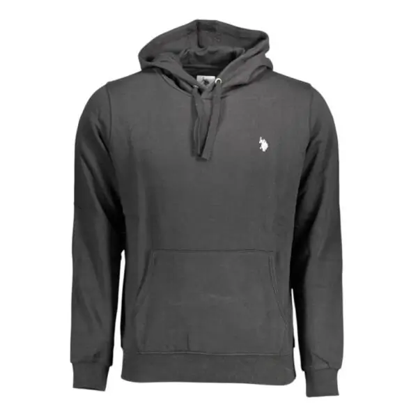 U.S. Polo Assn. - Ανδρικό Φούτερ Με Κουκούλα 63012-53223-199 Μαύρο 63012-53223-199
